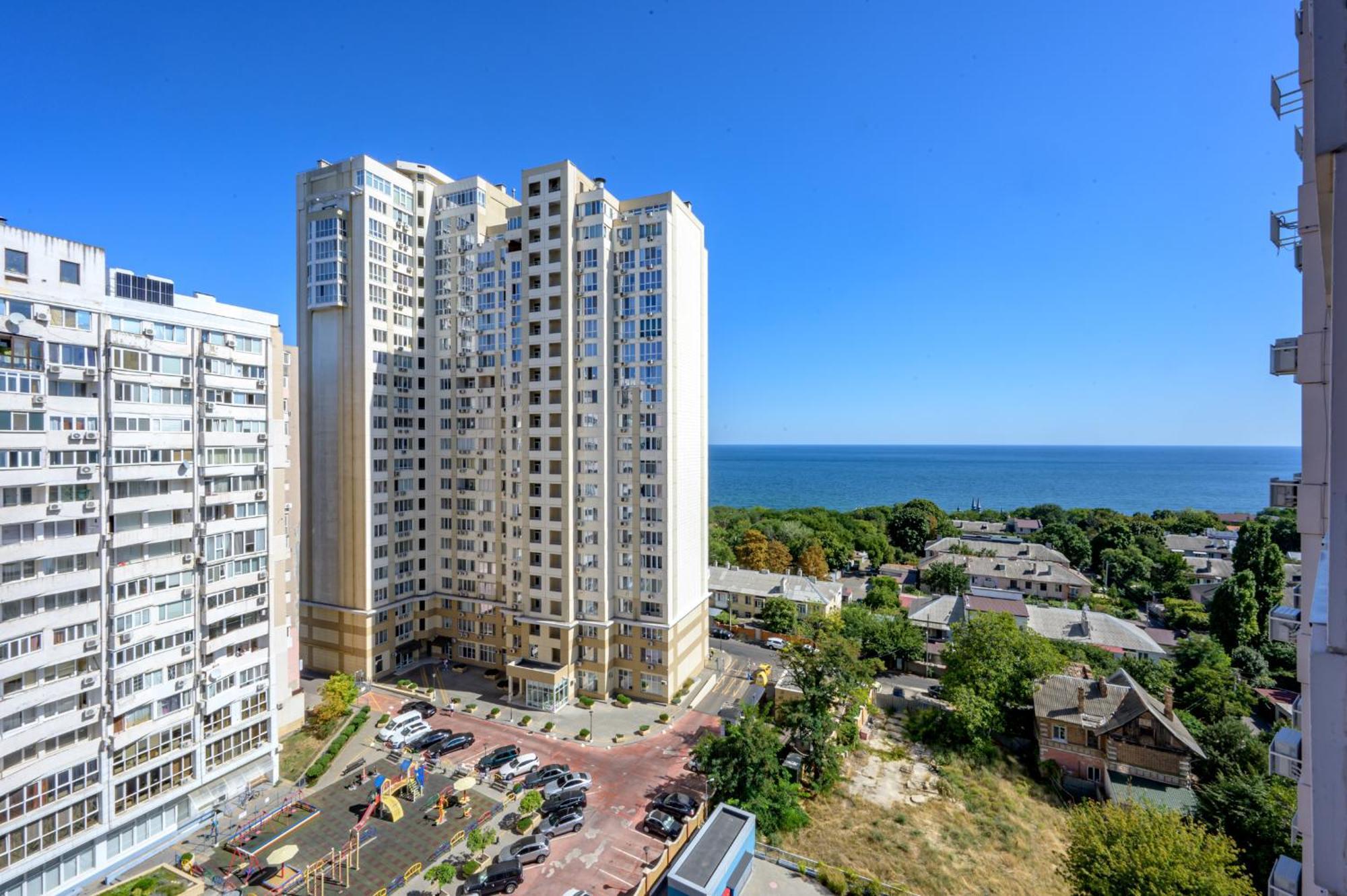 Светлая Квартира Новый Берег Odessa Exterior foto